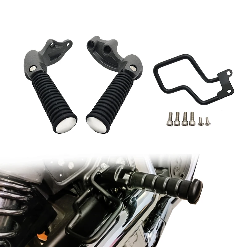 

For Indian Scout Sixty 2015-2021 For Scout Bobber 2018-2021 2019 2020 Motorcycle Folding Rear Passenger Footpeg Footrest Bracket