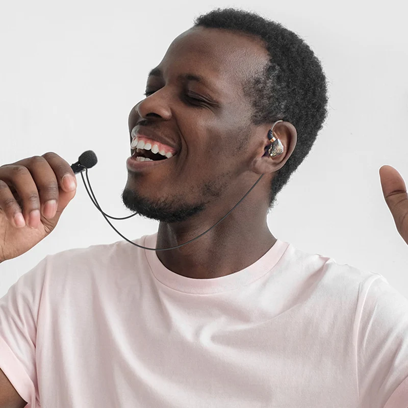 Karaoke HiFi Wired Headphones With Mic Singing Living Headset 3.5mm AUX Heavy Bass Noice Cancelling Earphone 1.2M 3M KTV Music image 6