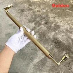 Dual color 304 stainless steel bathroom glass door handle Shower room door handle Bathroom sliding door 440 hole(SJ-2079C)