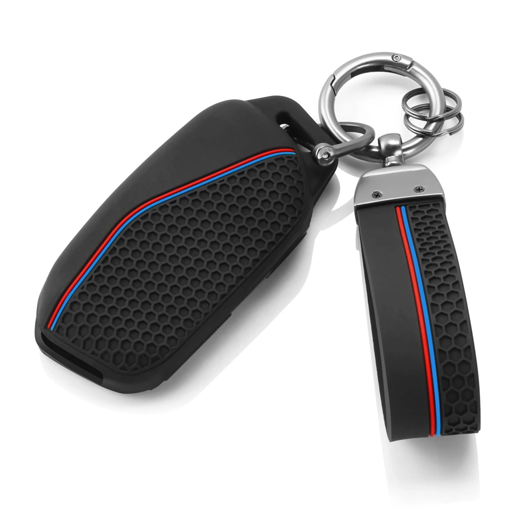 Obudowa etui na kluczyk samochodowy do BMW Serii 7 735i 740Li X7 X1 U11 2023 I7 G07 LCI XM 2023 Akcesoria do breloczków