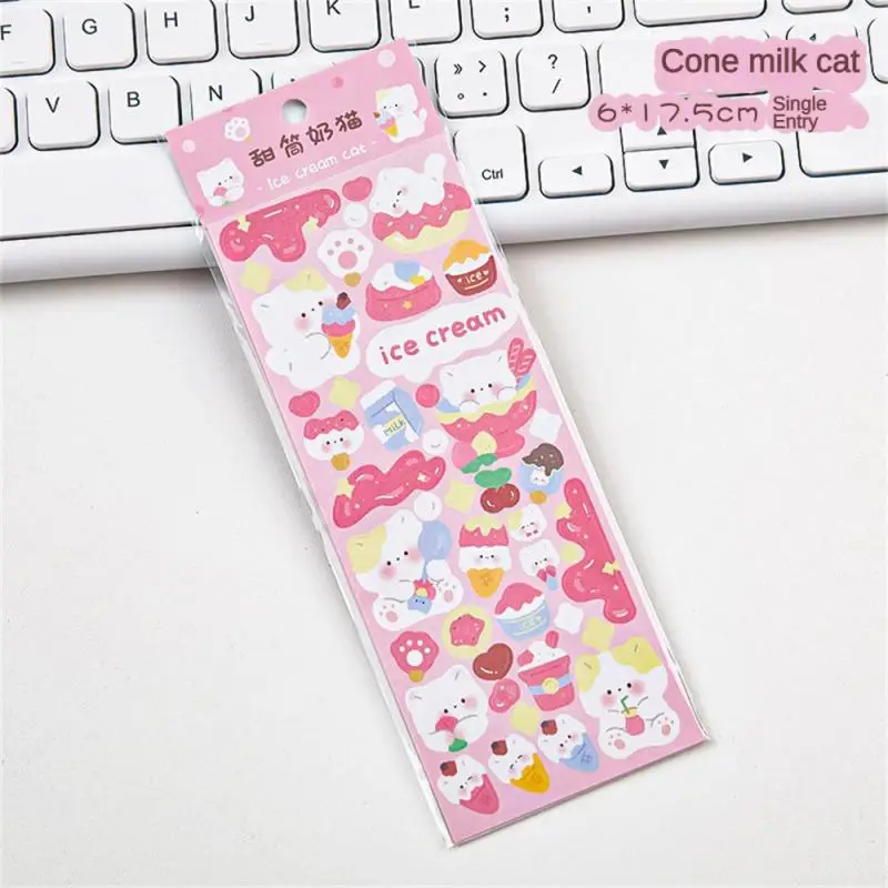 Water Glass Stickers 18 Styles Student Notebook Stickers Cartoon Classic Toy 5.5g Goo Chuck Scooter Decorate Sticker Account