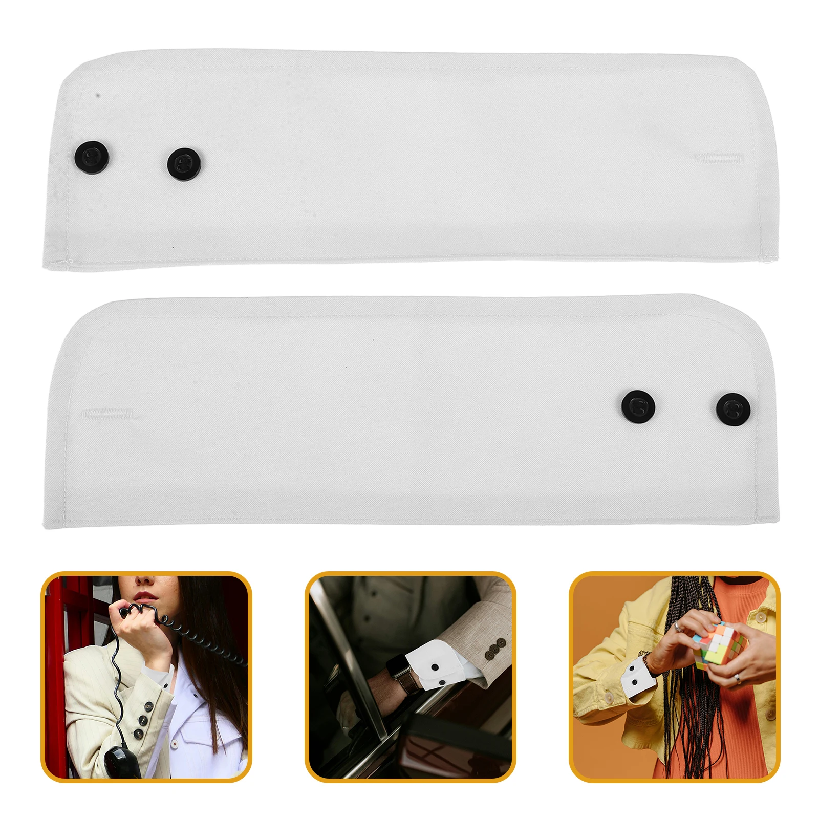 

Stylish Wrist Cuffs Elegant Decorative Fabric Accessories For Women Luxury Brocade Cuff Bracelets Detachable Fake Sleeves