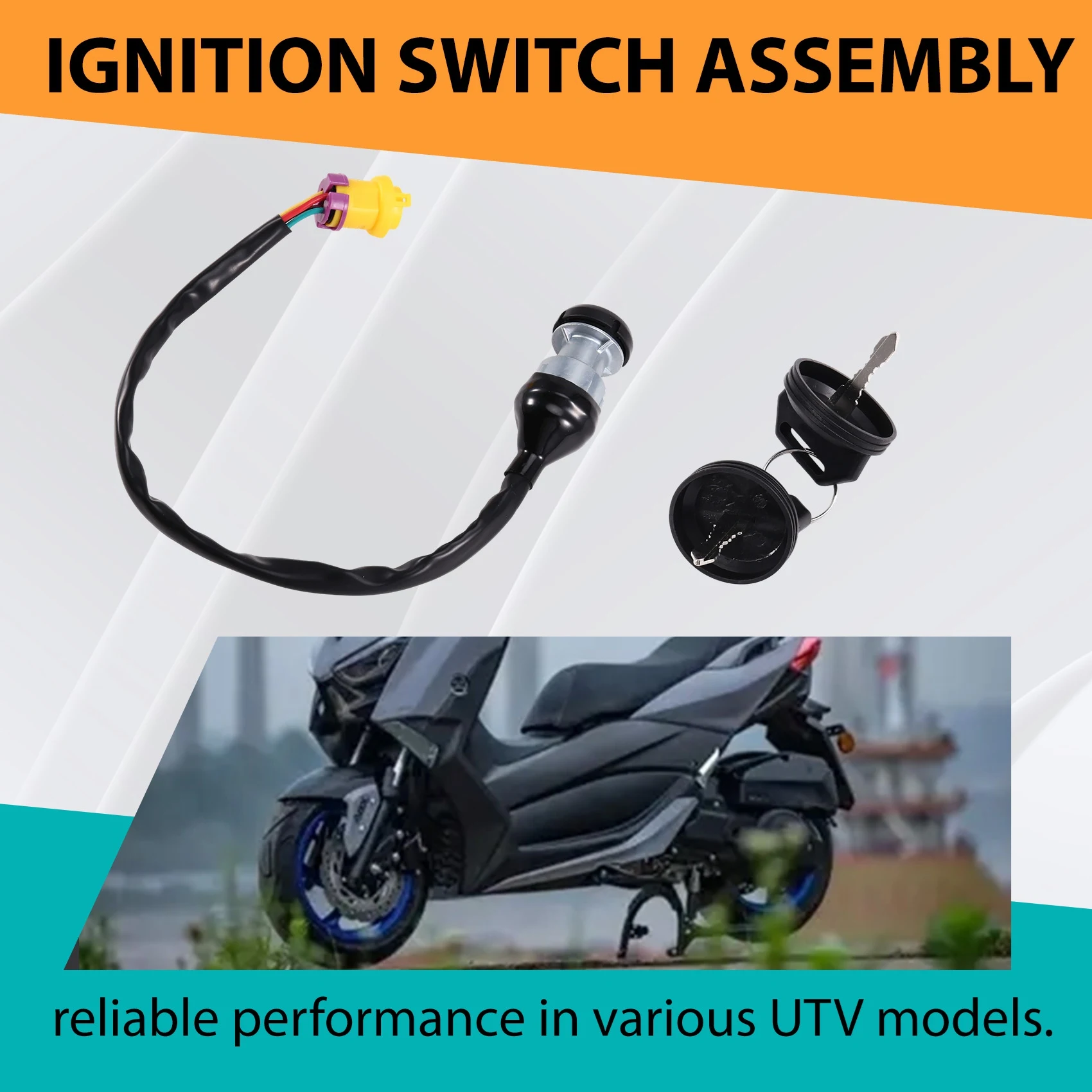 A73X-Key Included Ignition Switch 48397 For Massimo Buck 250, 450 T-Boss 550, 560 760 Motorcycle Accessories