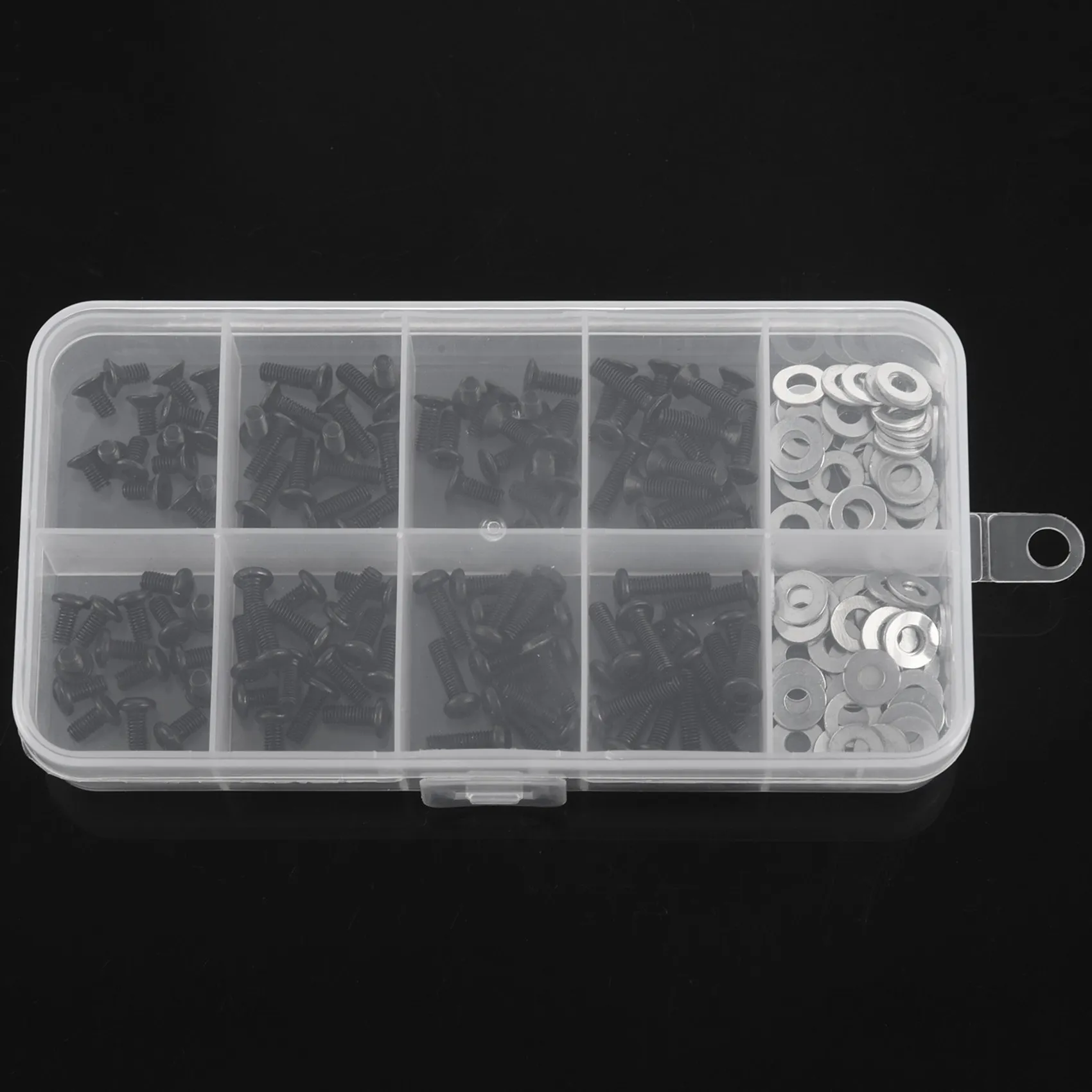 مسامير مجموعة صناديق ل 1/10 HSP Traxxas Tamiya HPI كيوشو D90 SRC10 التحكم عن بعد RC قطع غيار السيارات 900Pcs-AT36