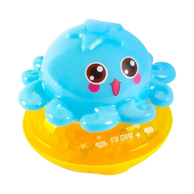 634F Baby Bath Toy Electric Water-Jet Obracający Świecający Mała Śliczna zabawka kształcie ośmiornicy