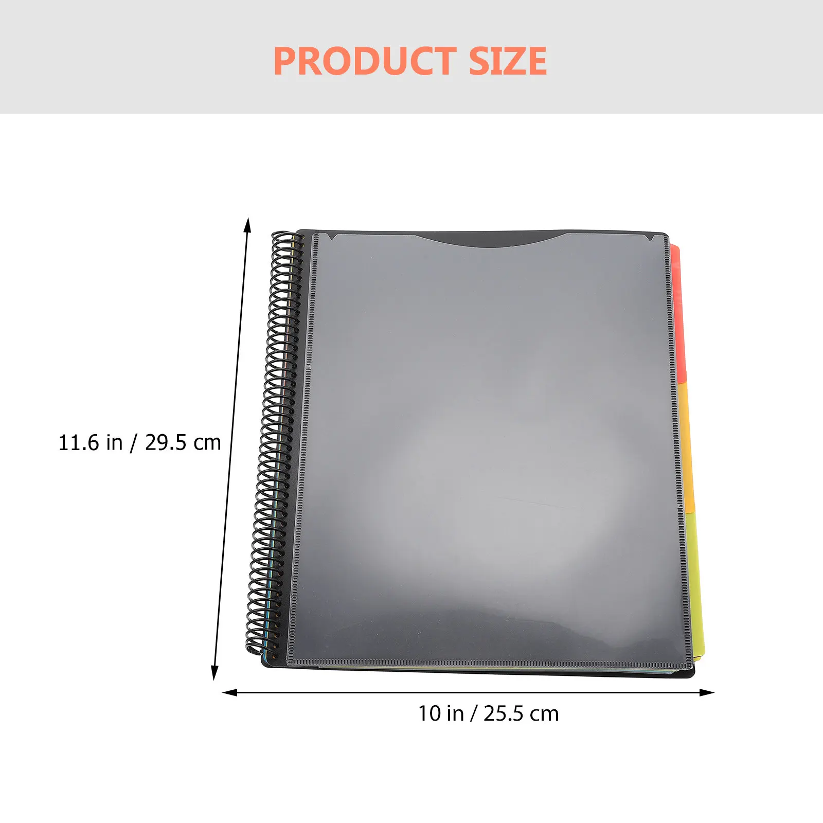 Portable Coil Document Folder Light Compact Holder Organizer Paper File Folder Household Office School Papers Files