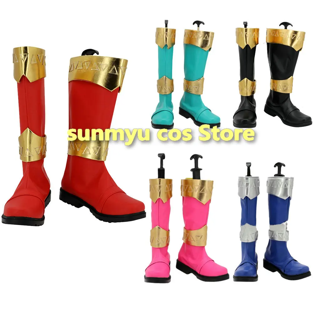 

Kishiryu Sentai Ryusoulger Обувь для косплея Нестандартного размера Сапоги Kishiryu Sentai Ryusoulger