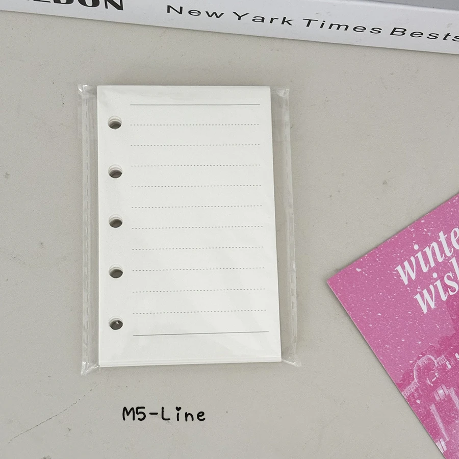 غطاء دفتر ملاحظات مجلة أوراق شجر فضفاضة M5/A7، غلاف محمول بثلاثة أضعاف، أوراق/حقائب إعادة تعبئة ذاتية الصنع، منظم تخزين كتيب غير المرغوب فيه #3