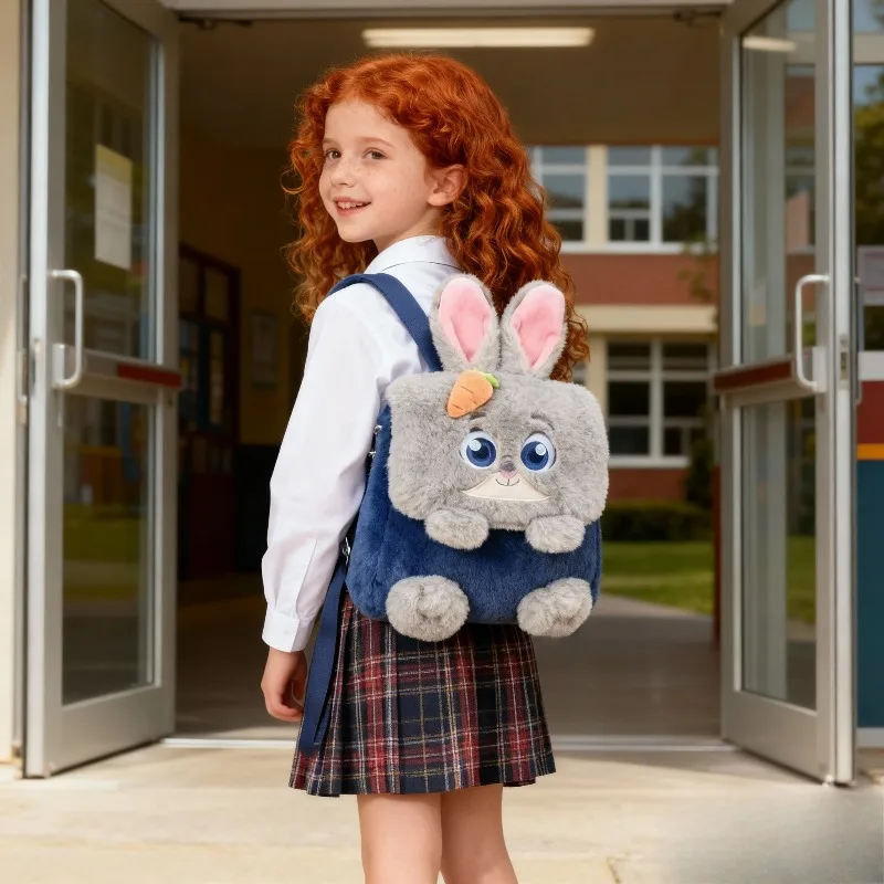 

Популярный рюкзак с героями мультфильмов «Зверополис» Диснея, персонажи аниме, Джуди и Ник, милый рюкзак для мальчиков и девочек, подарки на день рождения