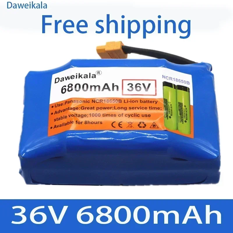 

New 100% Original 36v 6.8ah lithium battery 10s2p 36v battery 6800mAh lithium ion pack 42V 6800mah scooter twist car battery