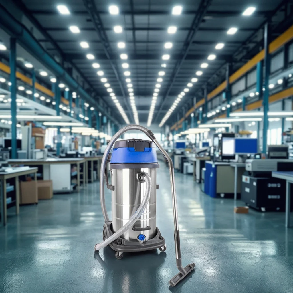 Professional Industrial Stainless Steel Vacuum Cleaner Industrial Vacuum Cleaners 2.4kw