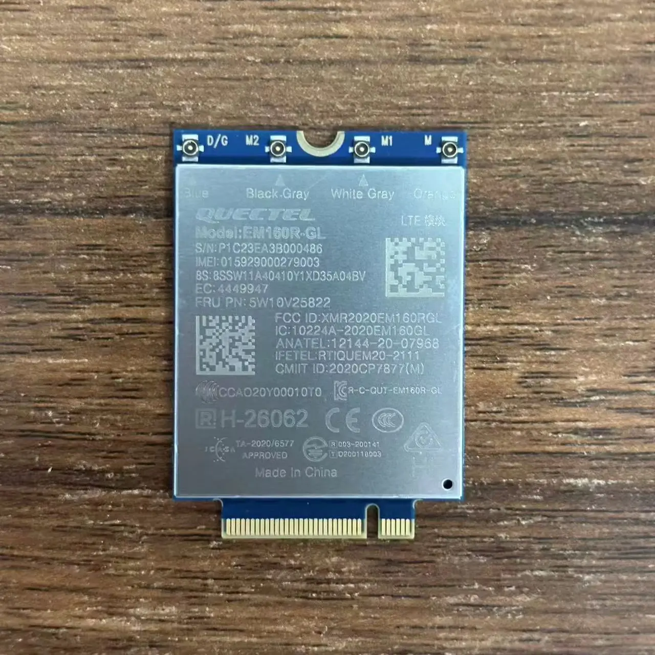 

EM160R-GL LTE-A Cat16 M.2 Module FDD-LTE TDD-LTE MIMO 4G Card for Laptop - High-Speed Mobile Internet Solution