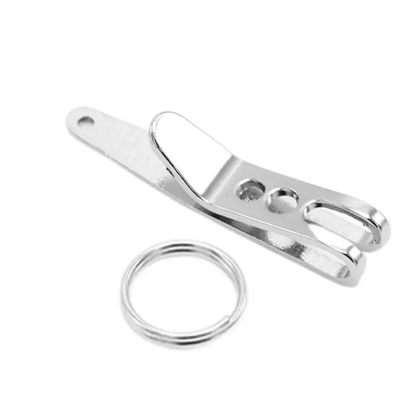 

Multitools Pocket Stainless Steel Bag Waist Belt Hangable Clip Mini Metal Key Buckles Pocket Clips Carabiner Outdoor Gadget