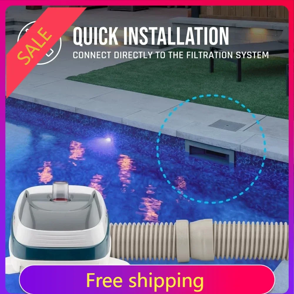 

Большая скидка! Автоматический пылесос для бассейнов PoolVac XL W32025ADC, для бассейнов с гидроизоляцией, до 20 x 40 футов