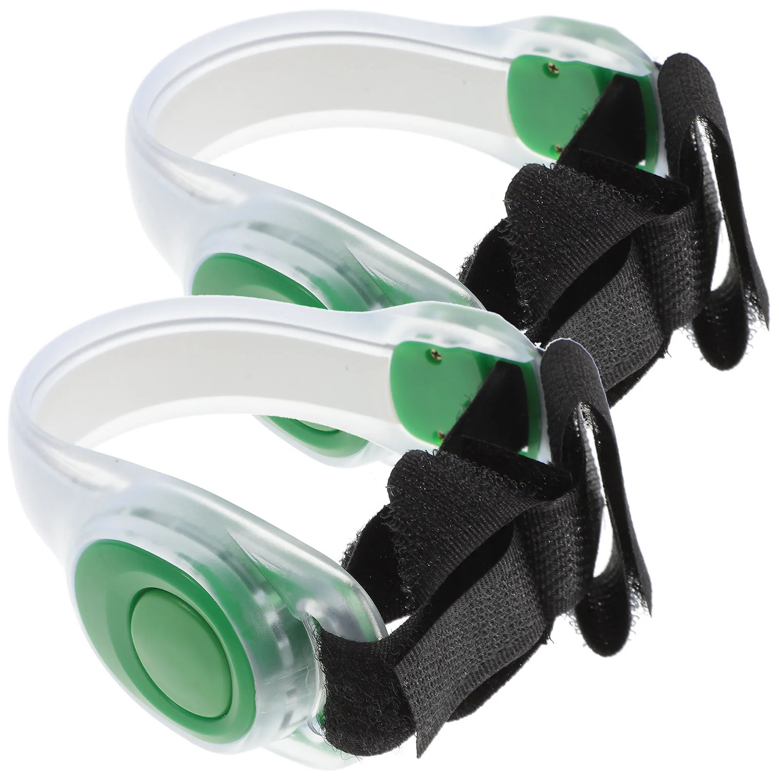 2 Buah Gelang Bercahaya Led untuk Keselamatan Berlari Malam Hari Gelang Bercahaya Visibilitas Tinggi Olahraga Luar Ruangan Gelang Lengan Menyala