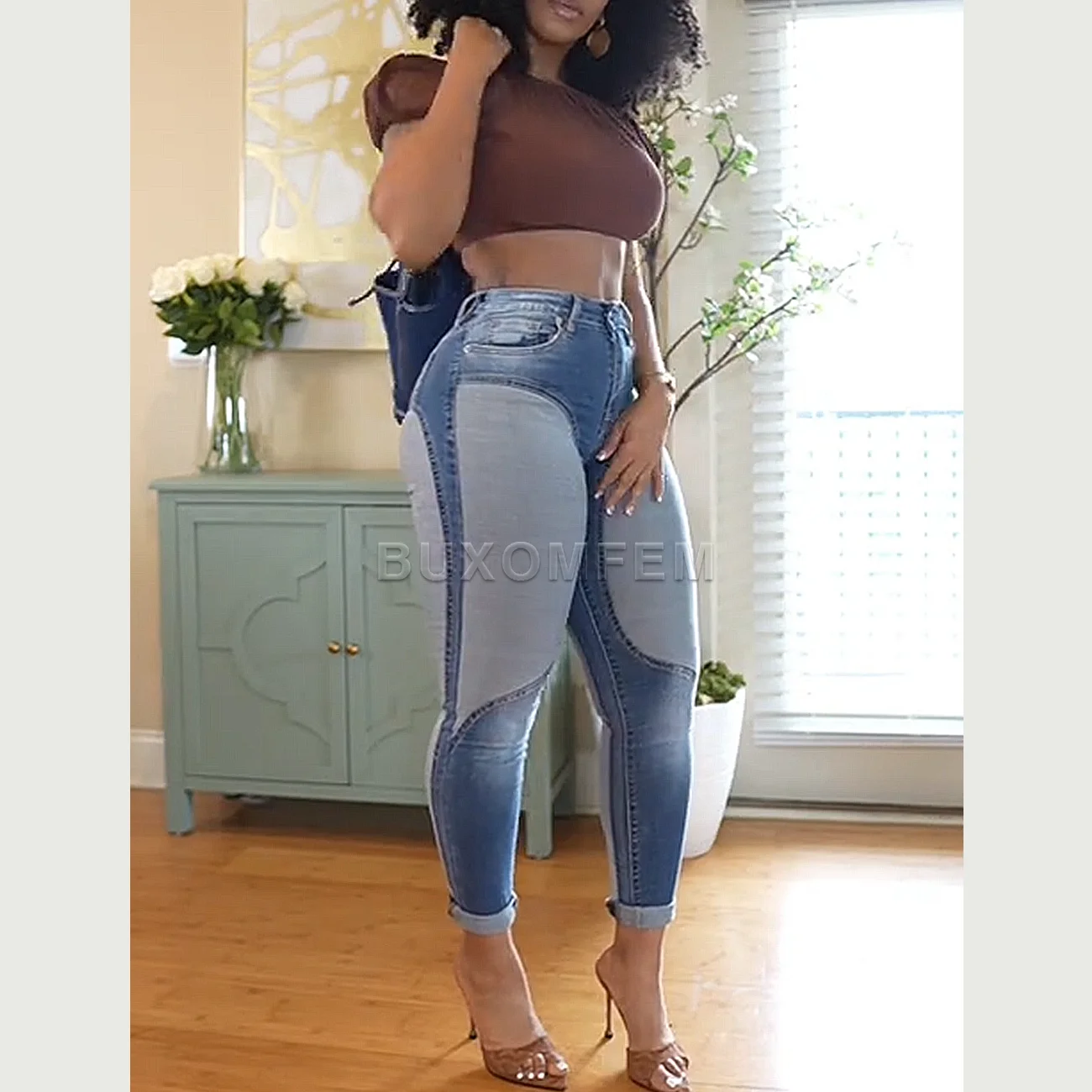 2025, weibliche Langarm-Jeansjacken für Damen, Frühling und Herbst, abgeschnitten, vielseitige Kleidung, stilvolle Spleiß-Jeansjacke, Tops