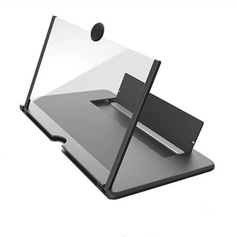 Multi functional 12/10 inch HD Mobile Phone Screen Magnifier and Phone Holder Screen Video Amplifier Enlarged Screen Phone Stand