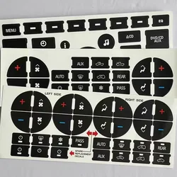 Car Interior Car button Repair sticker button AC central control sticker CD radio audio button Repair car sticker