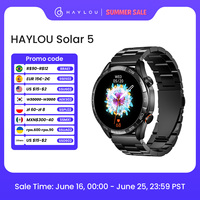 HAYLOU Solar 5 Voice Calling Smartwatch 1.58'' AMOLED Display 60Hz Smart Watch 24H Health Monitoring Sports Smartwatch for Men