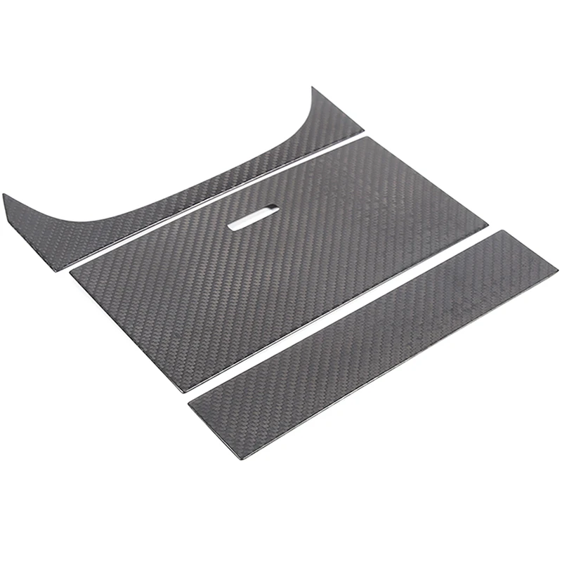 For Jaguar F-TYPE 2013-2024 Real Carbon Fiber Center Console Cup Holder Storage Box Panel Cover Trim Interior Car Accessories