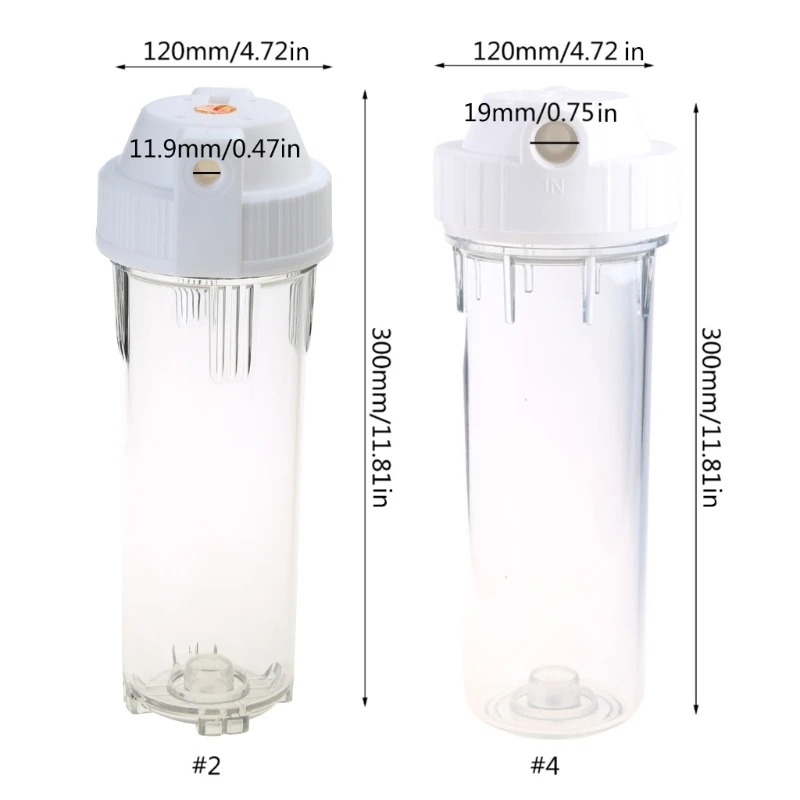 Transparent Water Purifier Filter Bottle Water Dispenser 1 4 Clear Filtration Bottle Durable Drop Shipping