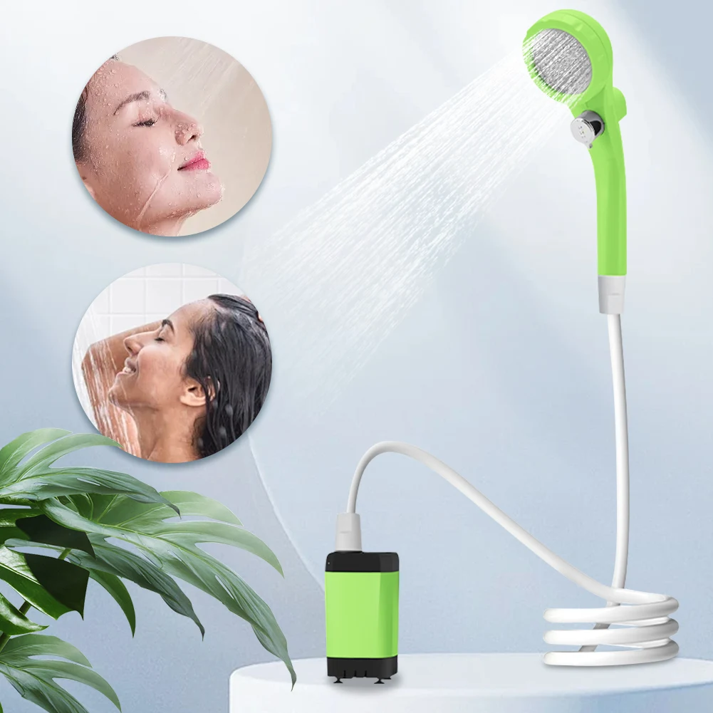 

Водонепроницаемый походный душ IPX7 – перезаряжаемая батарея 6000 мАч для походов, путешествий и пляжного отдыха