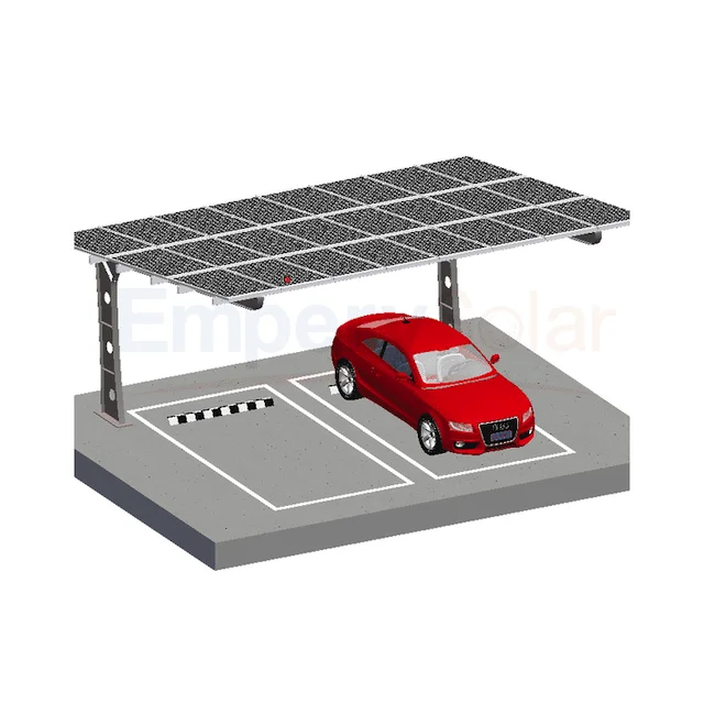 CE Solar Car Ports Carport Racking System with Mounting Bracket for Car Parking