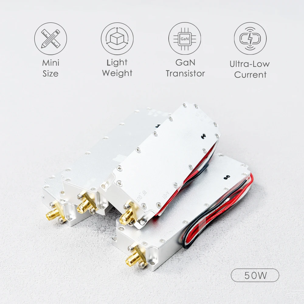 200-300 MHz 50 W GAN-module Eindversterker RF-signaalmodule Signaalveegsignaalbron