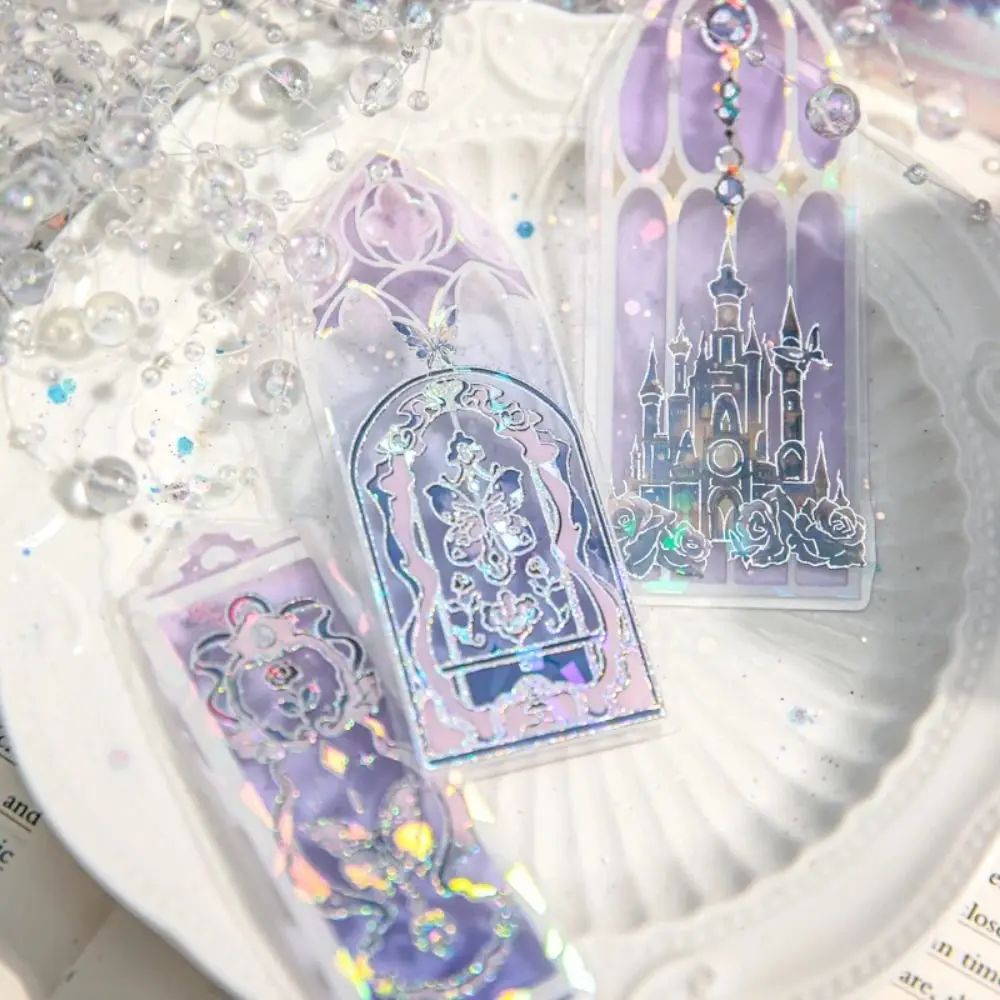 10Pcs/Pack NEW PVC Bookmark Shell Light Stationery Reading Marker Gift Dream Series Book Card
