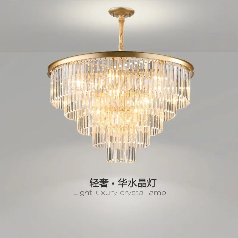 Luxury Crystal Pendant Lights Ceiling Lamp Elegant Chandelier Pendant Lights Modern Decoration Indoor Lighting
