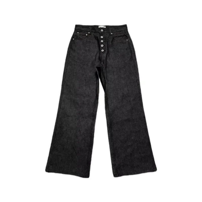 رجل جينز Harajuku الصيف هونغ كونغ نمط إلكتروني طباعة الدنيم السراويل الهيب هوب Ins شارع العليا العصرية فضفاضة كول موضة بنطلون #4