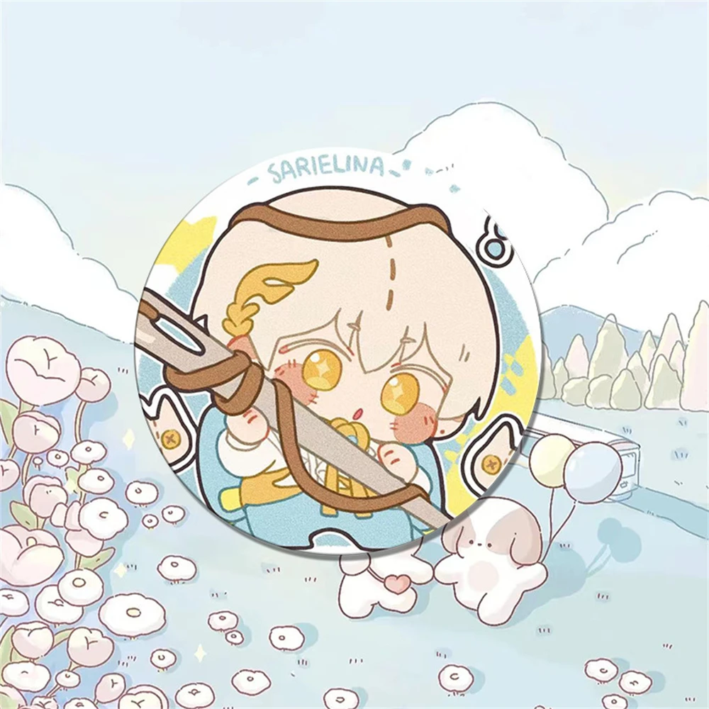 58mm Anime Light and Night‌ Osborn Charlie Sariel Cosplay COSTUME Badge Tinplate Brooch﻿ Prop Cute Gift