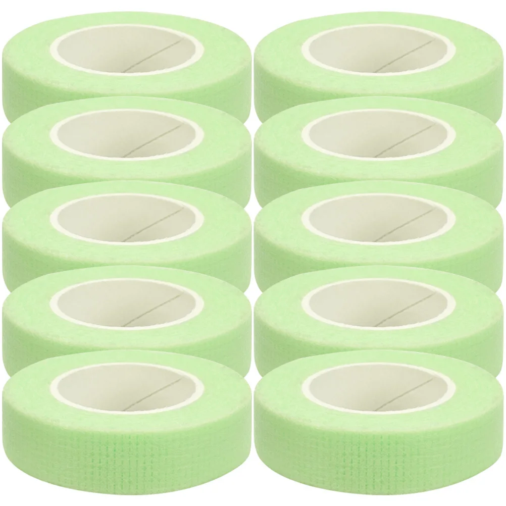 

10 Rolls Eyelash Tape Breathable Fabric Lash Extension Supplies 9 Meter Per Roll For Sensitive Skin Eye Pads Lash Extensions