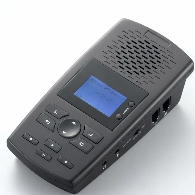 Grabador de llamadas telefónicas fijas AR100/AR120 para líneas analógicas/IP/digitales, dispositivo de grabación telefónica automático, almacenamiento SD independiente