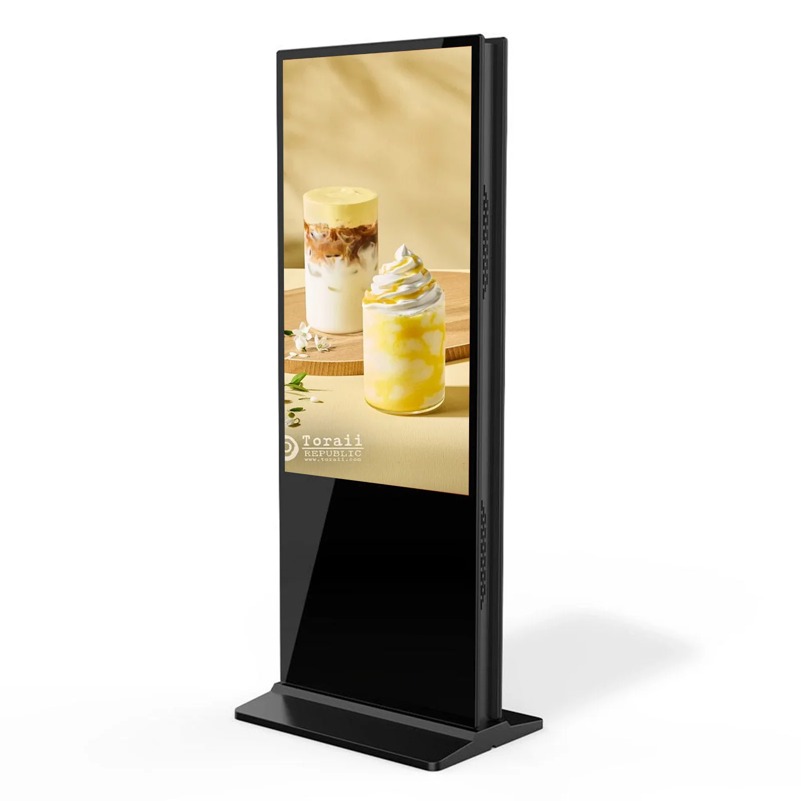 Android 13 Double Touch Screen Commercial Display, CE Certified for Retail Promotion Interactive Zones