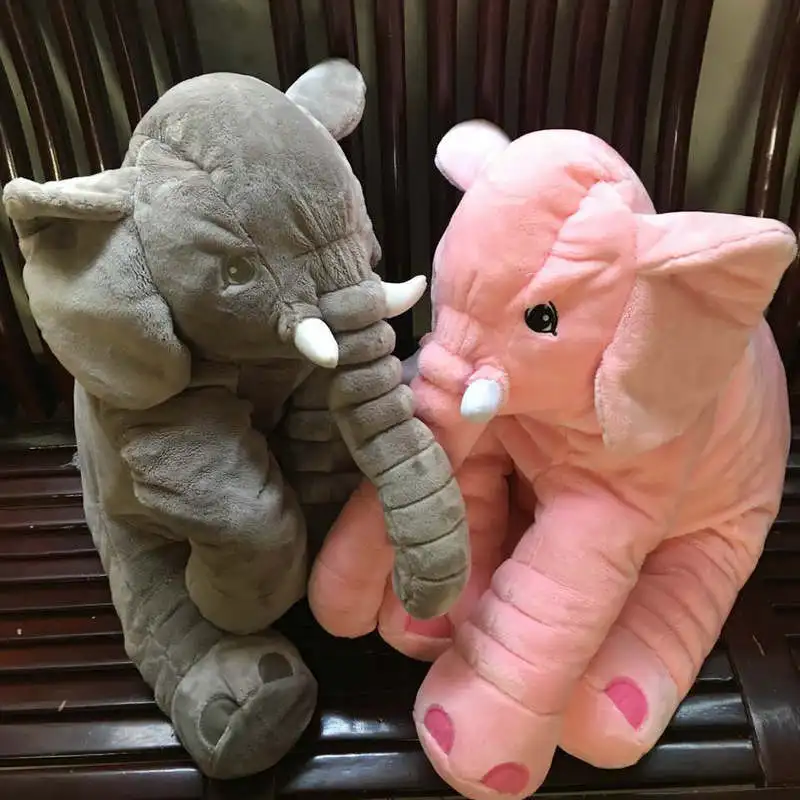 40/60 センチメートル漫画ぬいぐるみ象のおもちゃ子供睡眠バッククッションぬいぐるみ枕人形バブ誕生日ギフト子供のための
