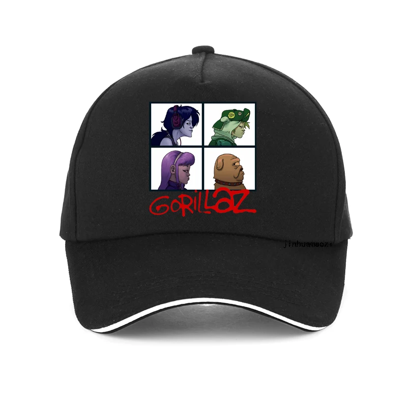 

Summer Music Band Gorillaz baseball cap Men Casual Hip Hop cap fashion 100% cotton adjustable snapback hat