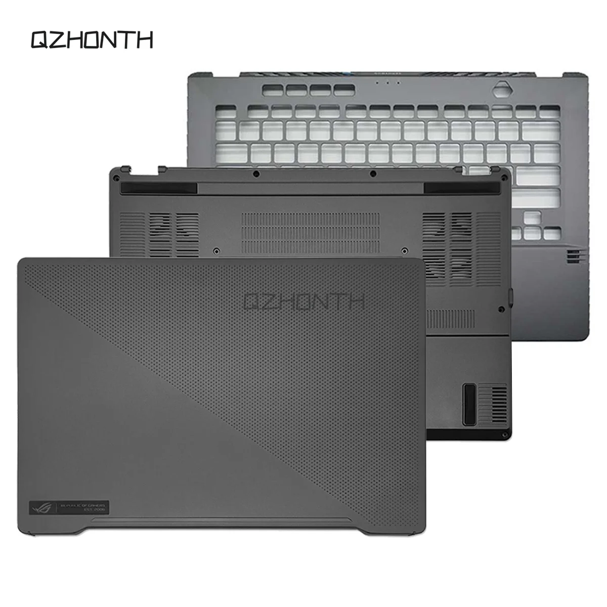 

New For ASUS ROG 14 Zephyrus GA401 GA401I GA401U LCD Back Cover / Palmrest / Bottom Case Gray