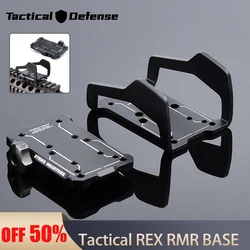 금속 전술 REX RMR 레드 도트 조준경스코프 마운트 반사 조준경, Glock G17 18 19 22 23 용, 사냥용 위버 피카티니 레일 라이플에 적합