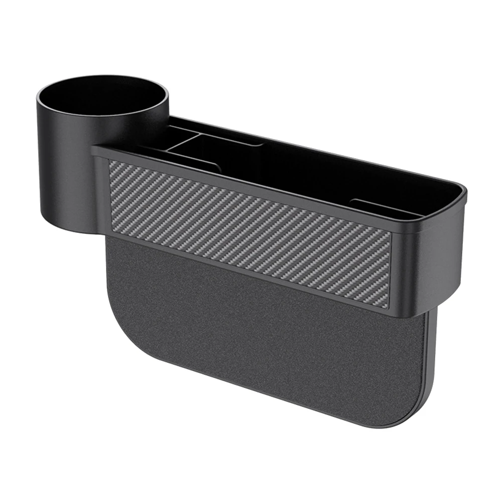 

Seat Storage Box ABS Eco-friendly Heat-resistant Durable Multi-functional Organizer Pouch Black Car Practical Storage Case