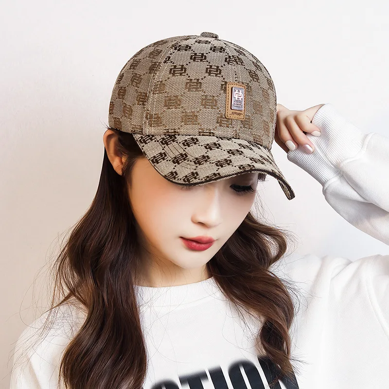 Fashion Letter Label Baseball Caps Women Men Adjustable Workwear Snapback Hats Couple Outdoor Sport Visor Caps