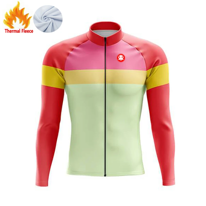 Camisa de Ciclismo Masculina KRAKEN OCTOPUS de Inverno em Fleece - Roupa de Ciclismo MTB para Homens