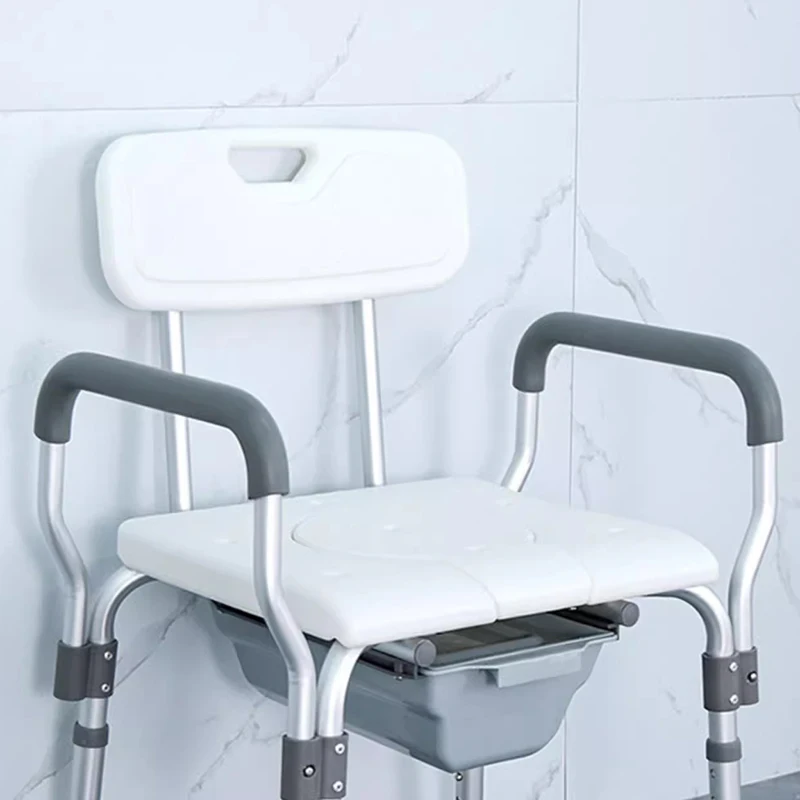 Shower Chair Senior Chairs Anti Slip Bath Chair Adjustable Heights Senior Chairs Portable Krzesło Prysznicowe Senior Furnitures