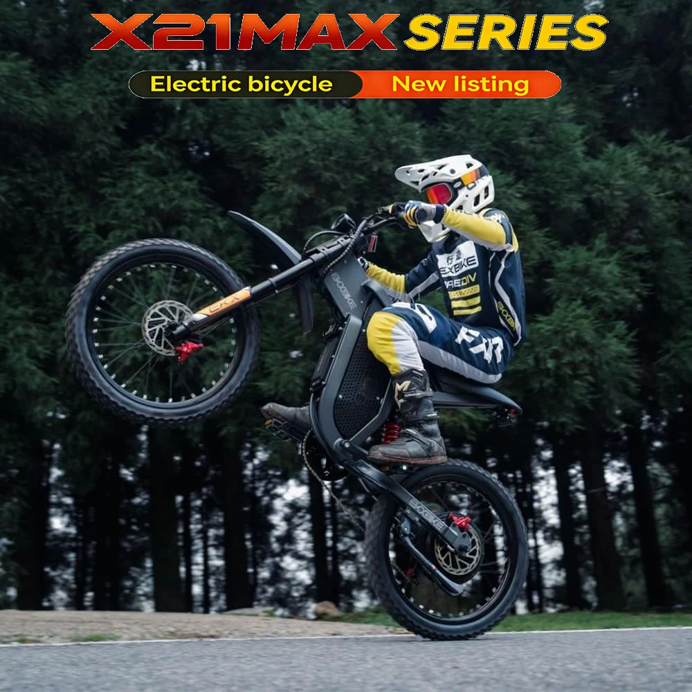 

2026 Readygo X21 Max Electric Motorcycle | 3000W Brushless Motor | 60V 30Ah Battery | 85km/h | Adult Off-Road Ebike by EKX