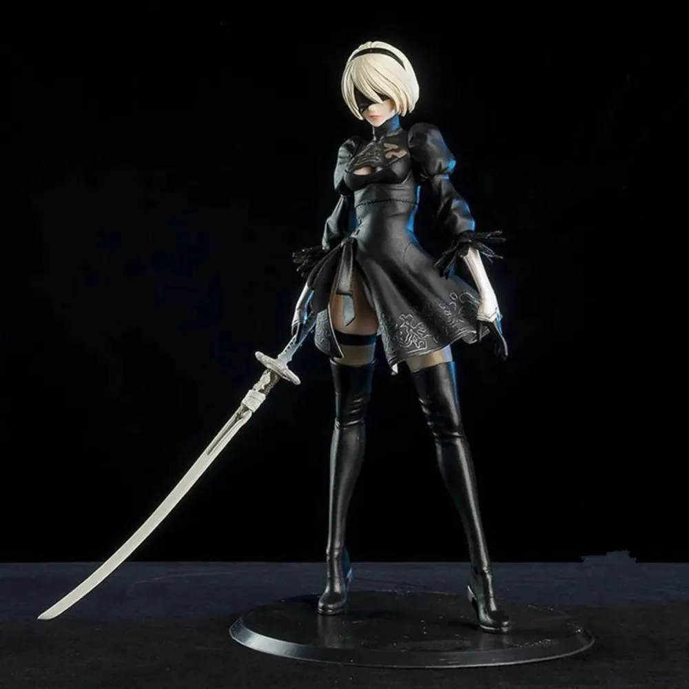 27cm NieR Automata 2B YoRHa Deluxe wersja pcv zabawki figurki akcji