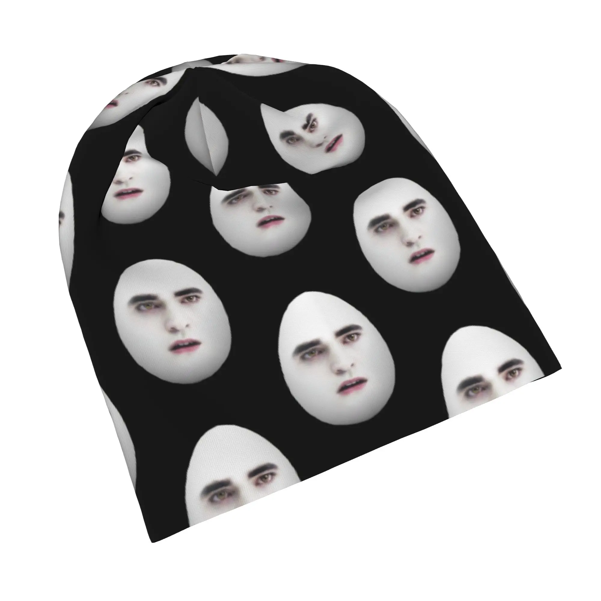 Funny Eggward Meme Bonnet Hat Vintage Outdoor Twilight Edward Cullen Skullies Beanies Hat Unisex Spring Multifunction Cap