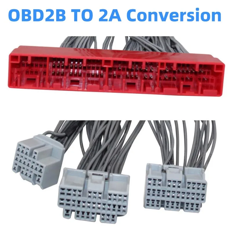 

Жгут проводов OBD2B/OBD2A в OBD1, замена перемычки ECU, жгут проводов для Honda Accord Civic Prelude