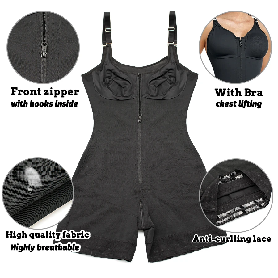 Fajas Shaper Colombian Girdles Body Shapewear Slimming Bodysuit Tummy Reductive Sheath Carving Corset Woman Sculpting Garments