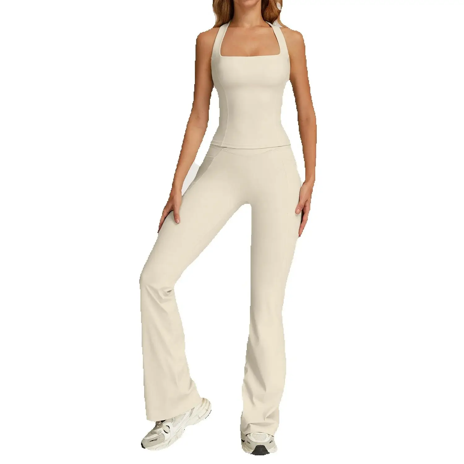 

Комплект для йоги, 2 шт., женский спортивный костюм, осенняя толстовка с длинными рукавами для тренажерного зала, пилатеса, бега, спортивные штаны с высокой талией, штаны для йоги для бега