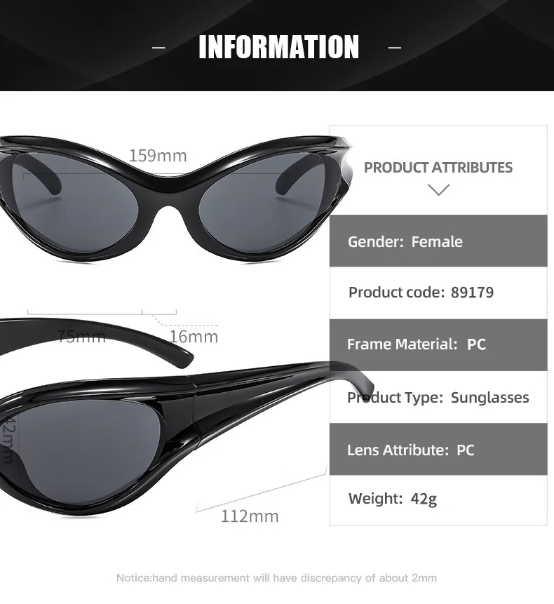 Mode Rechteck Sonnenbrille Frauen Männer 2024 Luxusmarke Design rechteckige Sonnenbrille für männliche Punk y2k Sonnenbrille gewellte Tempel – Detail 4